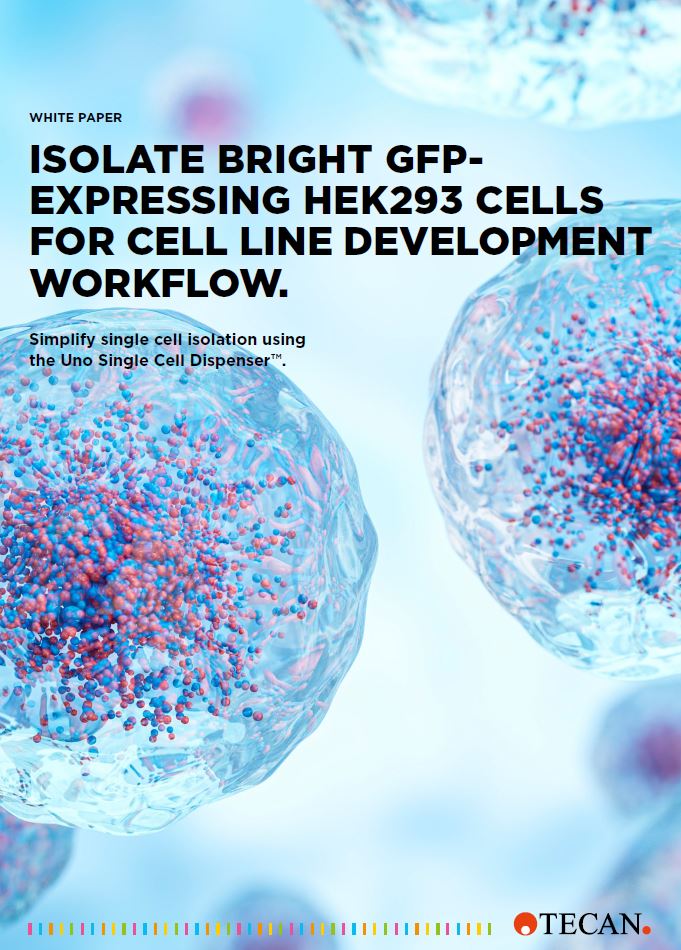 【ホワイトペーパー】細胞株開発ワークフローにおける高発現GFP細胞の分離